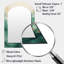 Décoration murale or et noir Soft Wave Fusion V - Green Arch-466203932