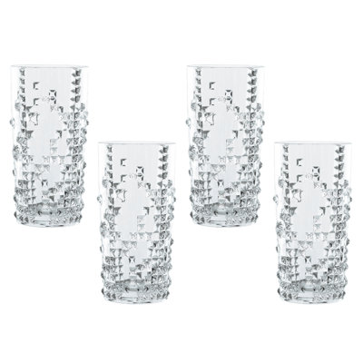 13.2 Oz Longdrink Glasses, Set of 4