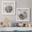 «Shell Gather», ensemble de 2 impressions sur toile-588703969-588703967