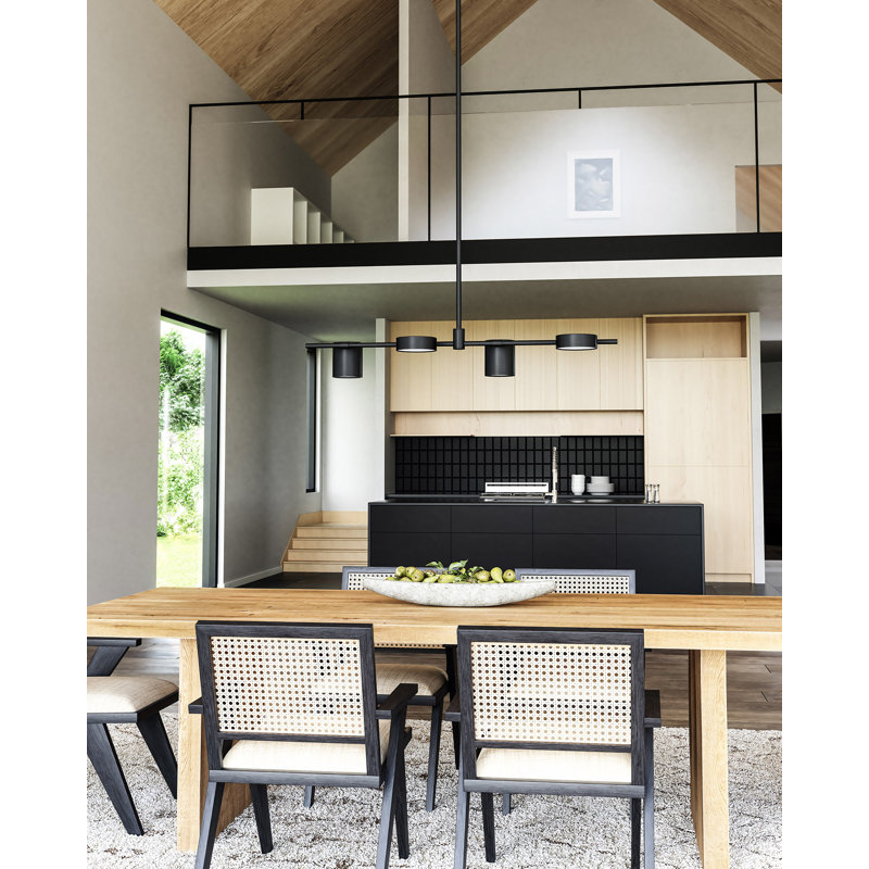 Jayden 4 - Light LED Pendant, Black