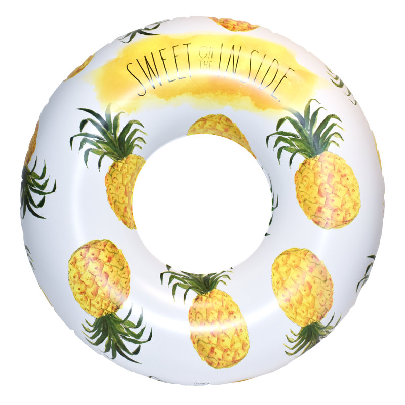 Anneau flottant 48 po Rae Dunn - Motif ananas