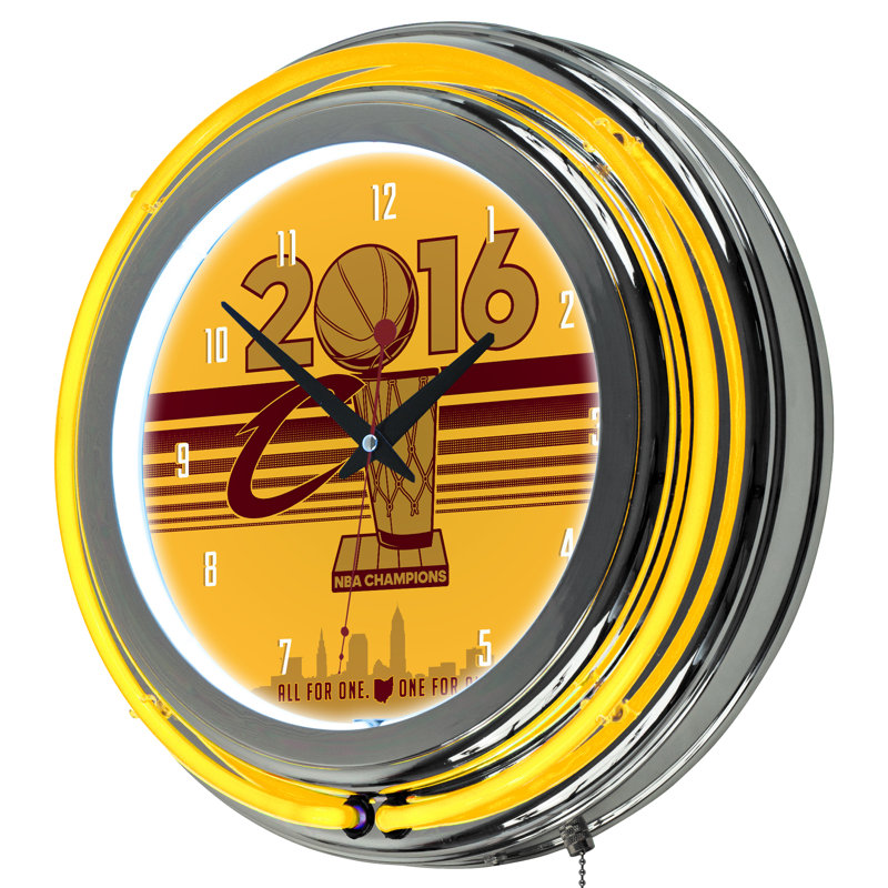 NBA Glass Wall Clock