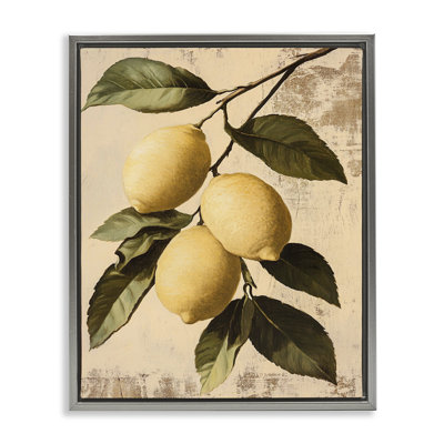 «Lemon Harvest On Vine Floater», art mural par Franklyn Gregory