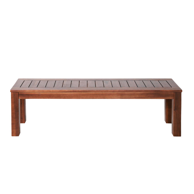 62,25 po. Bancs en bois de style rustique 2 - Matériaux lourds 2