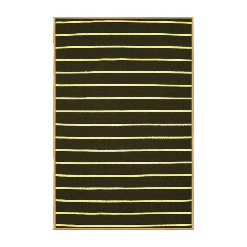 Washable Abstract Indoor Rug, Rectangle 6' x 9'