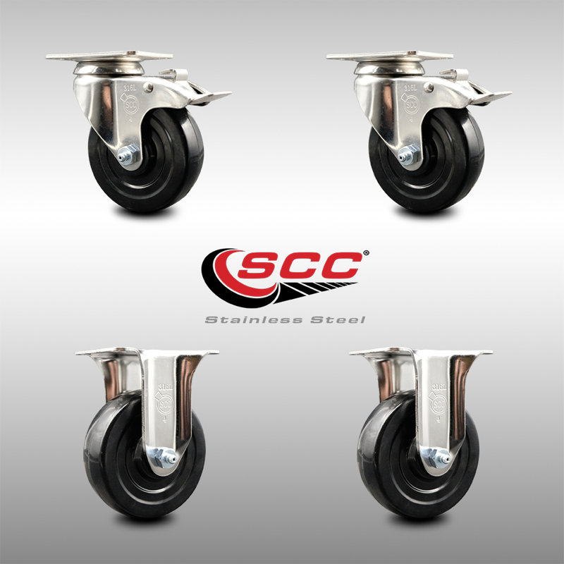 Soft Rubber Casters