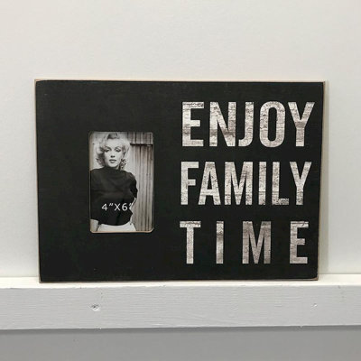Cadre photo rétro the look time family Danial