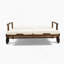 Double chaise longue de patio avec coussin-1442024952