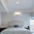 3-light White Chandelier Modern Chandelier