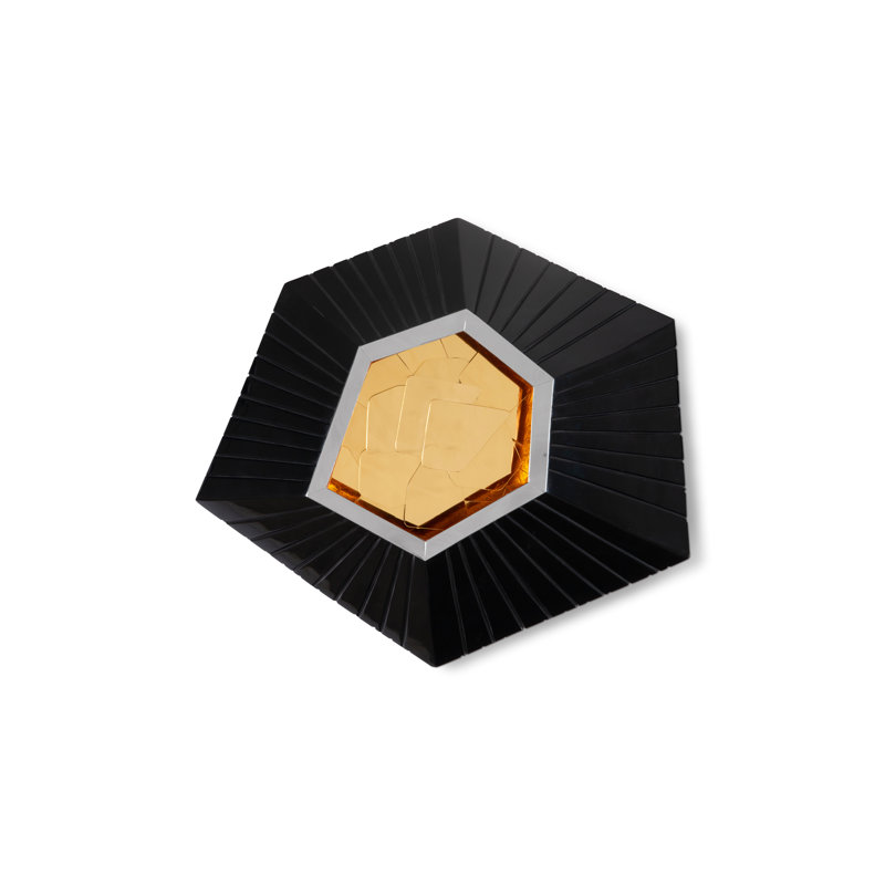 Hex Wall Décor, 21" H x 7" W x 22" D