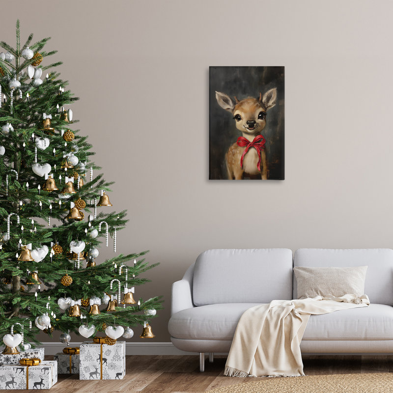 Art mural sur toile, "Tacheté fauve", H 30 po x l 20 po