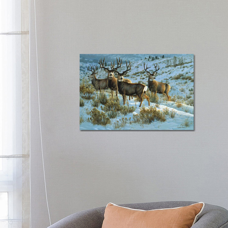Impression sur toile tendue "Mledeer" par Cynthie Fisher, H 18 po x l 26 po x P 1,5 po