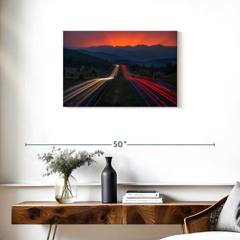 Mehar Sunset Rush Hour, 20" H x 30" W