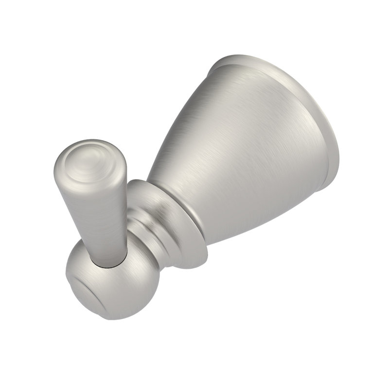 Wall Mounted Bathroom Robe Hook, Brushed Nickel