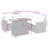 Vidaxl Garden Sofa Set Black And Cream