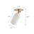 Alabaster Cylinder Flush Mount Spotlight
