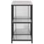  Kitchen Storage Set With Shelf 2 Pcs Sliver 150 X 50 X 92 Cm