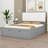 Queen Size Wood Platform Bed with Storage Headboard, 4 Drawers & Shoe Rack, Solid Pine Construction, Easy Assembly,Gray-652056467