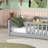 Twin Floor Bed With Fence & Solid Wood-1056729991