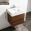 Meuble-lavabo de salle de bain 24 po avec lavabo en résine et 2 tiroirs à fermeture en douceur-2018452262-2018452260