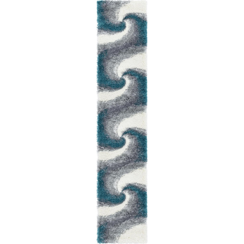 Dalpe Abstract Indoor Rug, Runner 2'7" x 13'