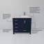 Meuble-lavabo décalé à droite et dessus blanc 36 po x P 22 po Jacques-91869784-66637677