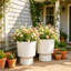 Pots à fleurs 16,75 po Modern Urn-640933531
