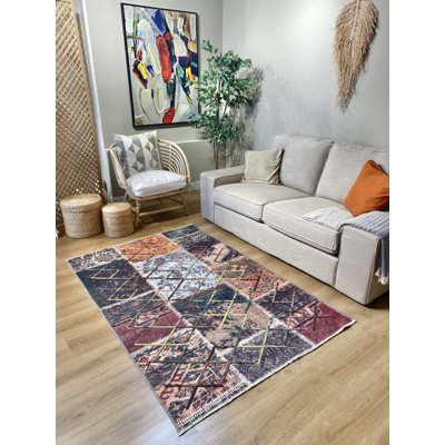 Tapis Lashia avec envers antidérapant