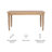 Baril 60" Solid Wood Farmhouse Dining Table