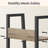 Maurus 5-Shelf Metal Freestanding Ladder Bookcase-1710334876-1731312449