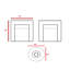 Ensemble de conversation pour 2 personnes avec foyer et coussins Sunbrella Lsi-159500357