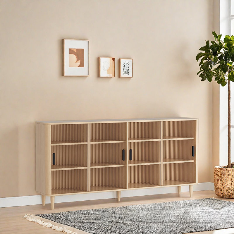 Florus, (3 Shelves) 35.4"H x 70.8"W x 13.7"D