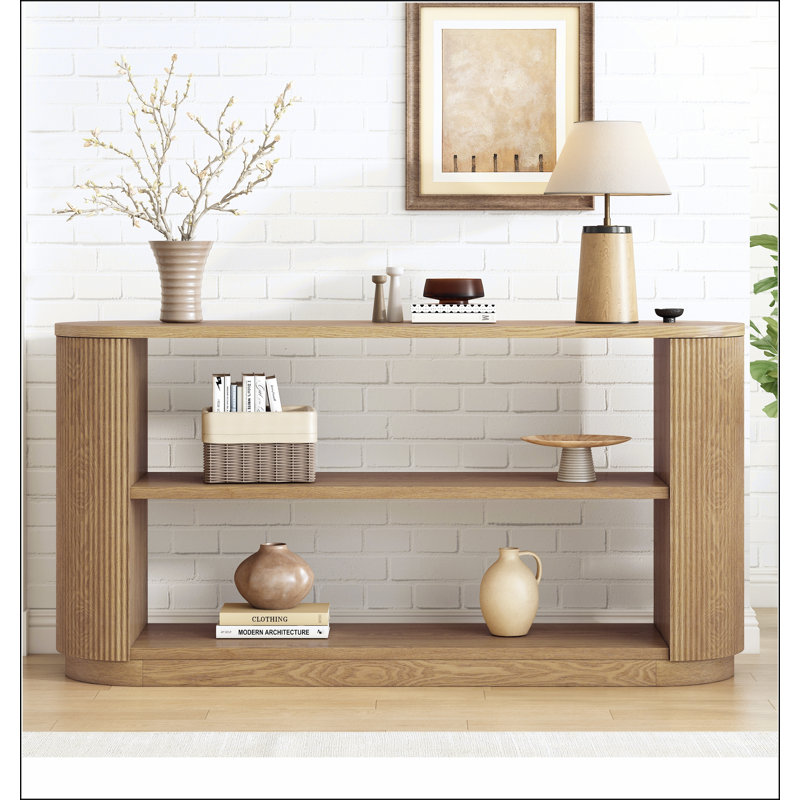 Console de vestibule moderne Mirod, Naturel
