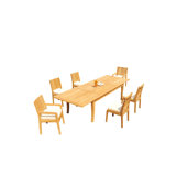 Atnas Outdoor 7 - Piece Teak Dining Set