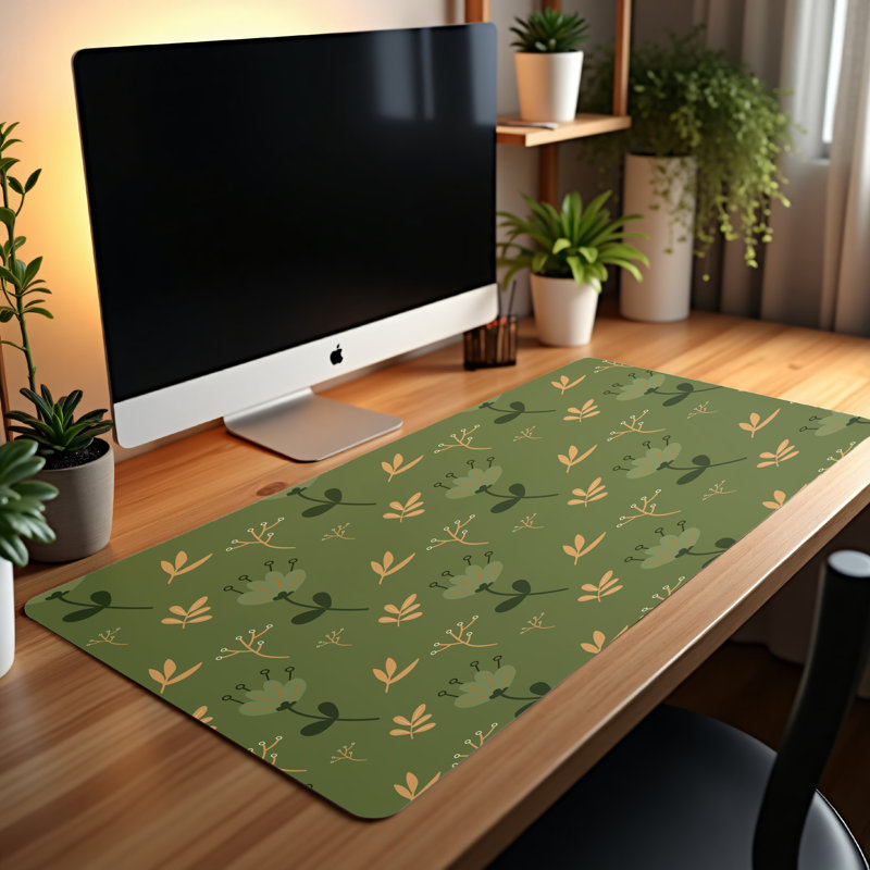 Polyester Desk Pad, 14.4x12.1