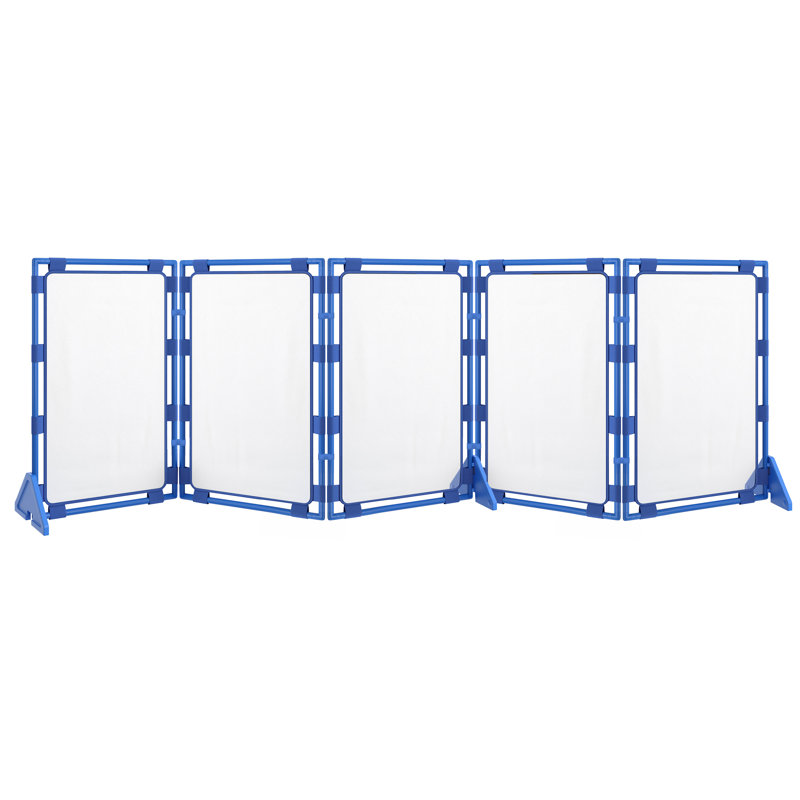 Playpanel carré - ensemble de 5 - éléments, Transparent/bleu