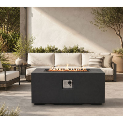 Table de foyer extérieur au propane de 107 cm (42 po), 50 000 BTU