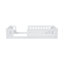 Lit plateforme en bois avec garde-corps, blanc-1666087167