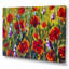 Red Poppies Spring Flower - reproduction de cadre flottant sur toile-389206172-389206163