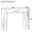 Petite console pour le vestibule, table de ferme étroite derrière le canapé, table de couloir en bois rustique pour le salon, le vestibule, le couloir