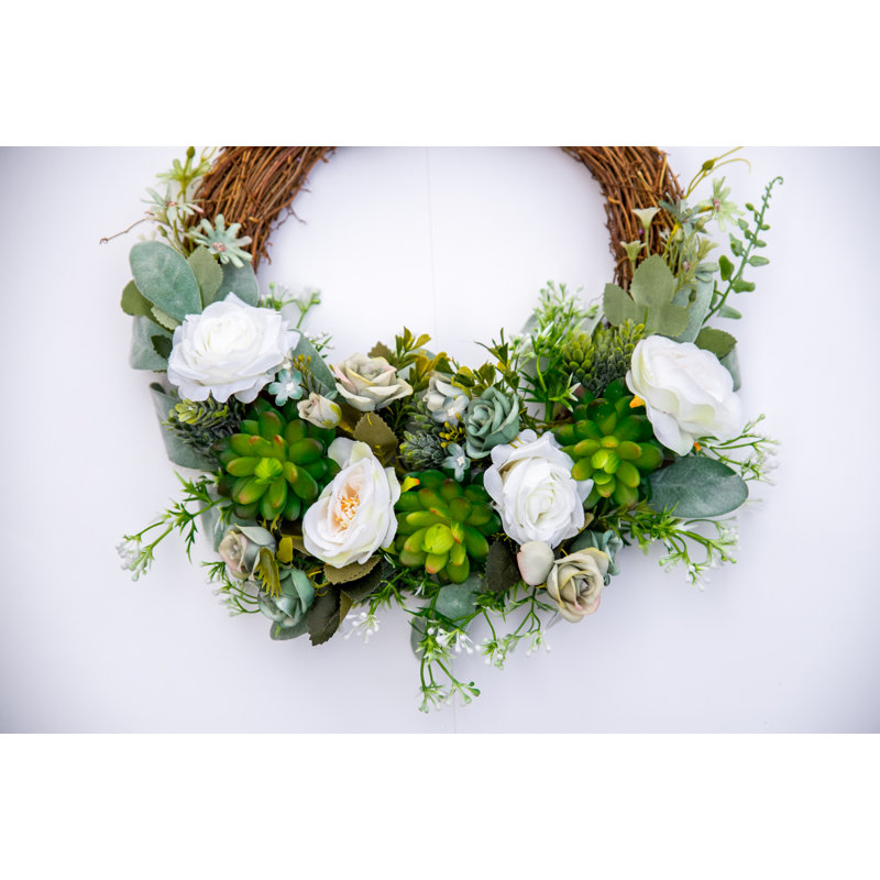 Handcrafted Faux 16'' Wreath
