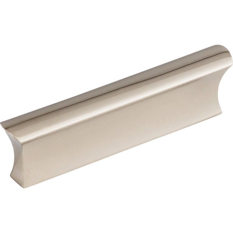 Glacier Finger pull, Polished Nickel, 3" Center to Center