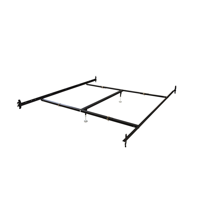 Headboard/Footboard Bed Frames with Hook In Bed Rails, Queen/King