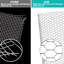 Betton 119.38cm H x 1968.5cm W Silver Metal Wire/Mesh Fence