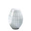 Cased Glass Grid Vase-Blue-57567989