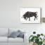 « toro i », peinture sur toile tendue-2137161323