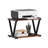 17.3" Printer Stand 2 Tier Desktop Organizer Storage Shelf Metal Frame-136360778