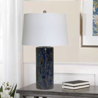 Blue Picas Stoneware Table Lamp