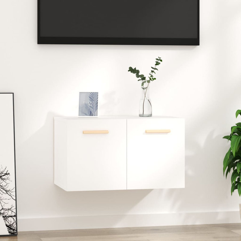 Izziah Floating Shelf, White
