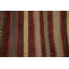 Tapis kilim Earthy Tones 4 x 6 avec rayures horizontales rustiques